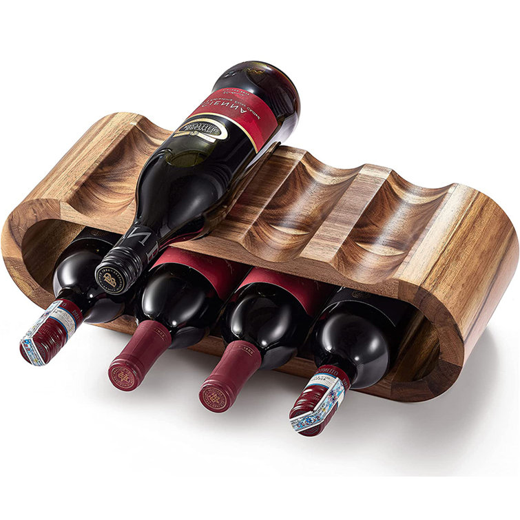 E.FOR.U 8 Bottle Tabletop Wine Bottle Rack in Brown Wayfair